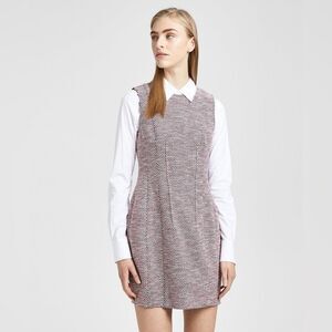Theory Hourglass Beacon Tweed Dress - Size 6